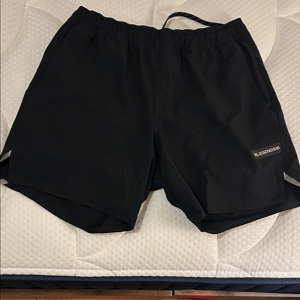 Legends relay 7” Men's Black Athletic Shorts